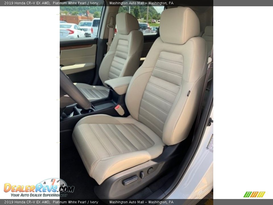 Front Seat of 2019 Honda CR-V EX AWD Photo #14