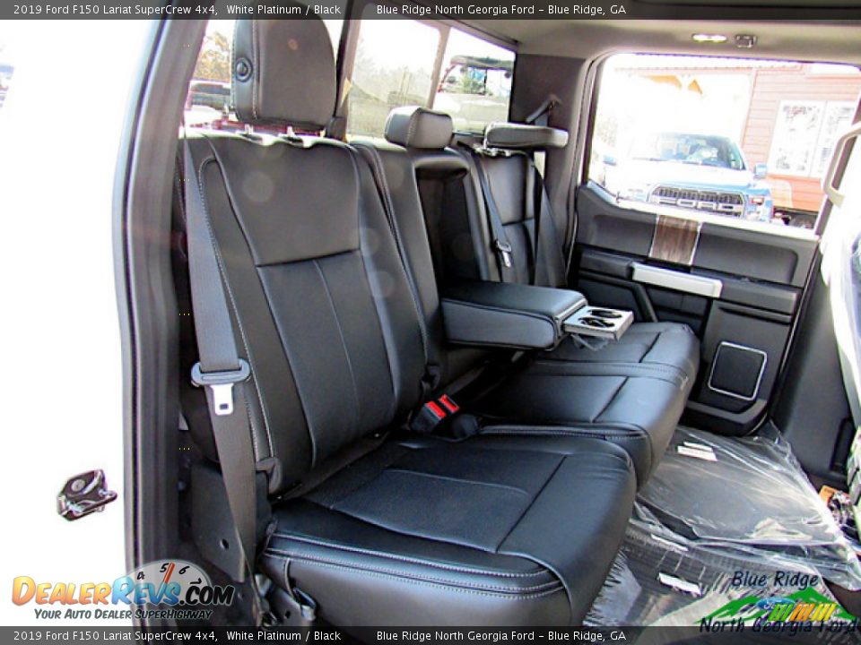2019 Ford F150 Lariat SuperCrew 4x4 White Platinum / Black Photo #11