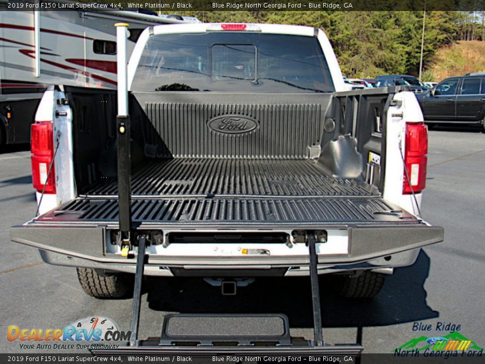 2019 Ford F150 Lariat SuperCrew 4x4 White Platinum / Black Photo #12
