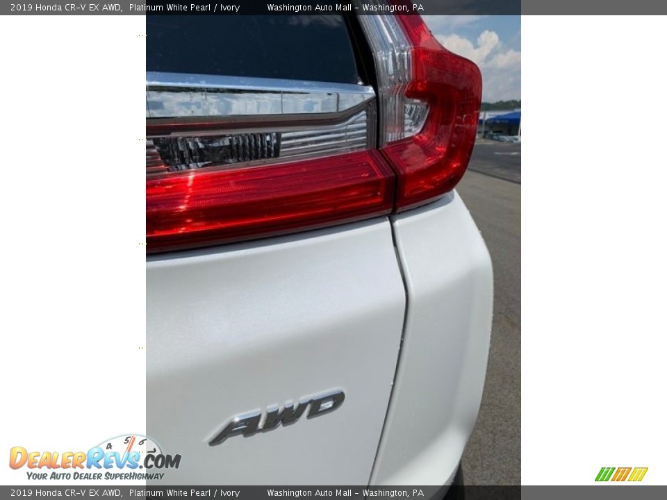 2019 Honda CR-V EX AWD Platinum White Pearl / Ivory Photo #22