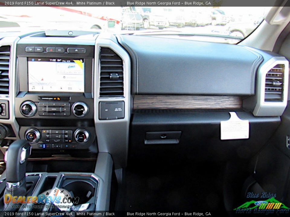 2019 Ford F150 Lariat SuperCrew 4x4 White Platinum / Black Photo #15