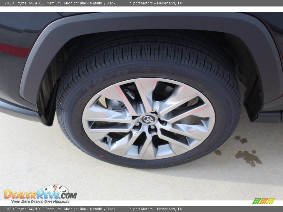 2020 Toyota RAV4 XLE Premium Midnight Black Metallic / Black Photo #5
