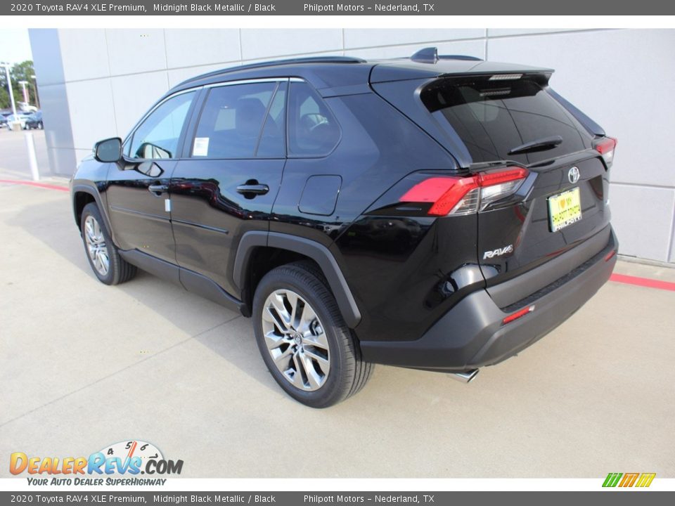 2020 Toyota RAV4 XLE Premium Midnight Black Metallic / Black Photo #6
