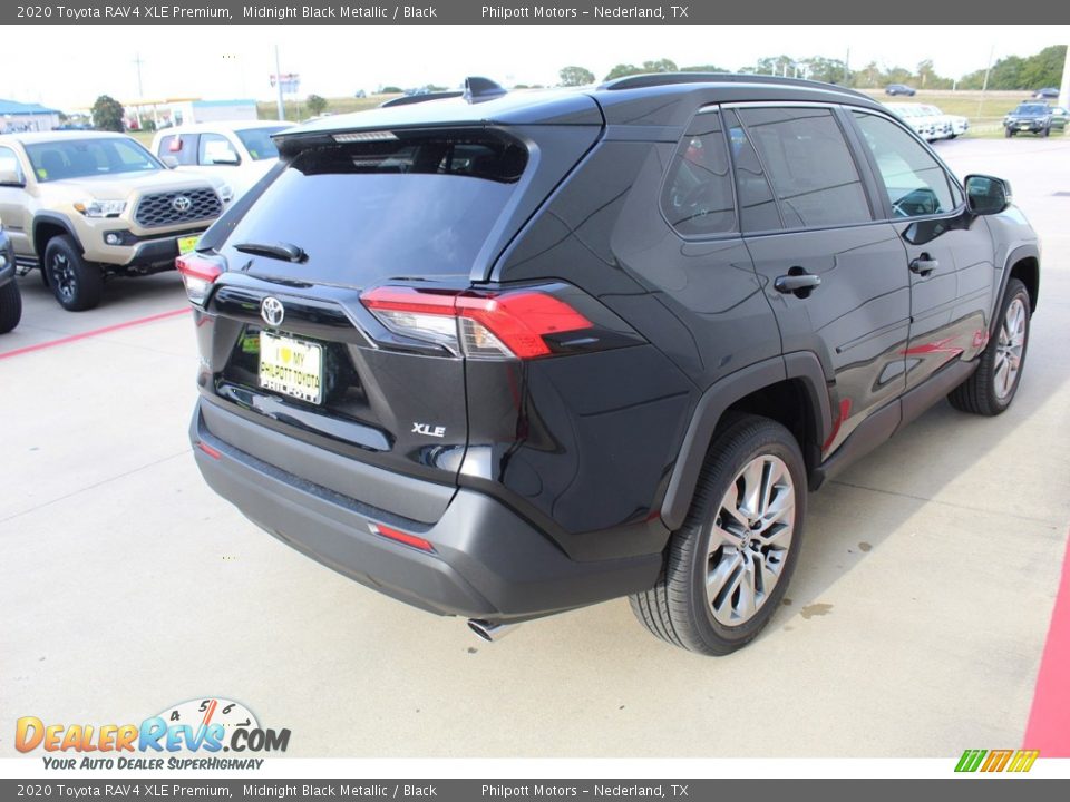 2020 Toyota RAV4 XLE Premium Midnight Black Metallic / Black Photo #8