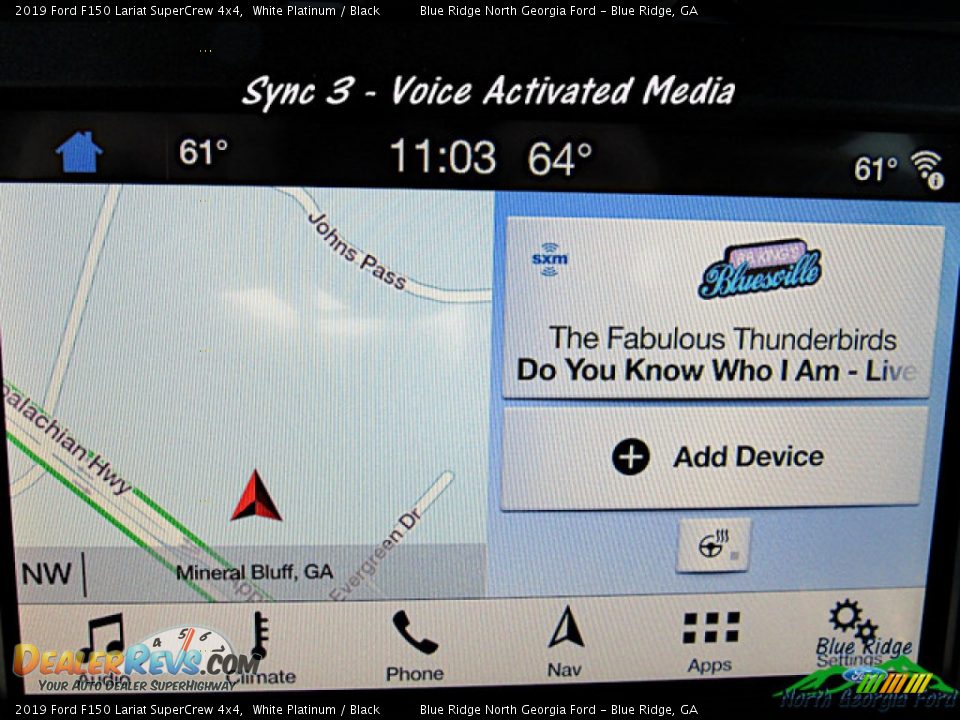 2019 Ford F150 Lariat SuperCrew 4x4 White Platinum / Black Photo #19