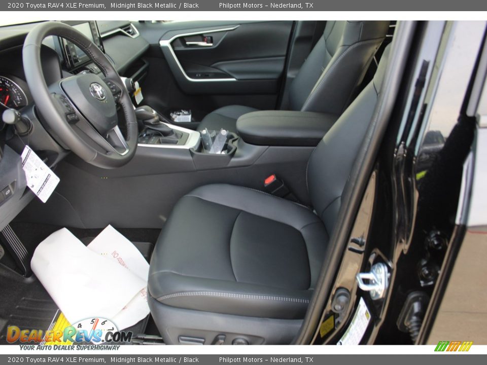 2020 Toyota RAV4 XLE Premium Midnight Black Metallic / Black Photo #10