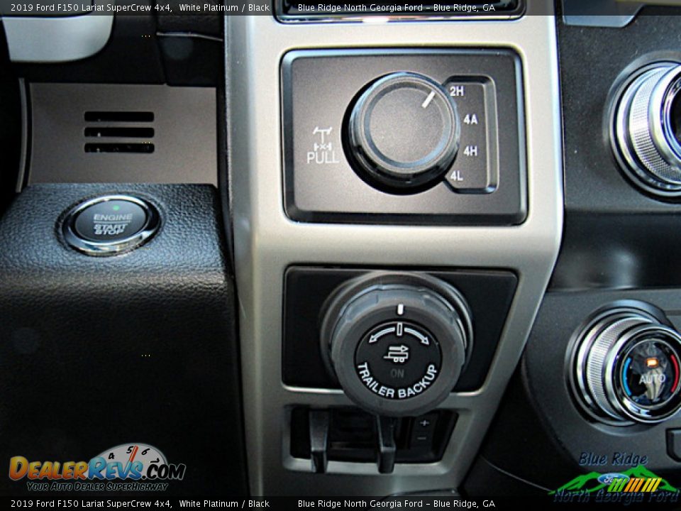 2019 Ford F150 Lariat SuperCrew 4x4 White Platinum / Black Photo #24