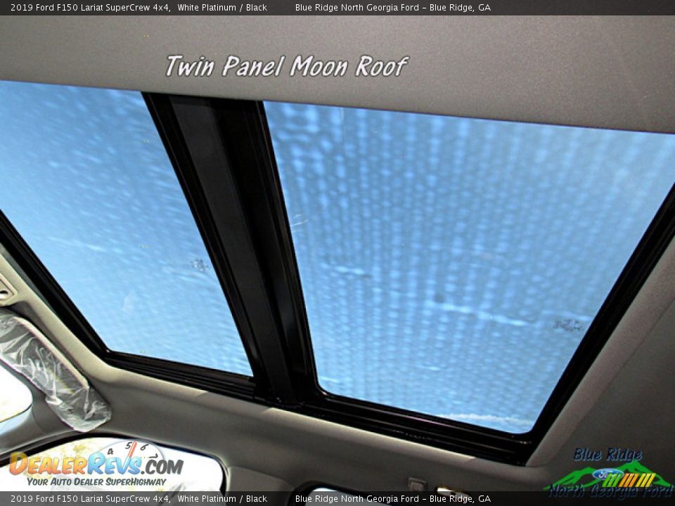 2019 Ford F150 Lariat SuperCrew 4x4 White Platinum / Black Photo #25