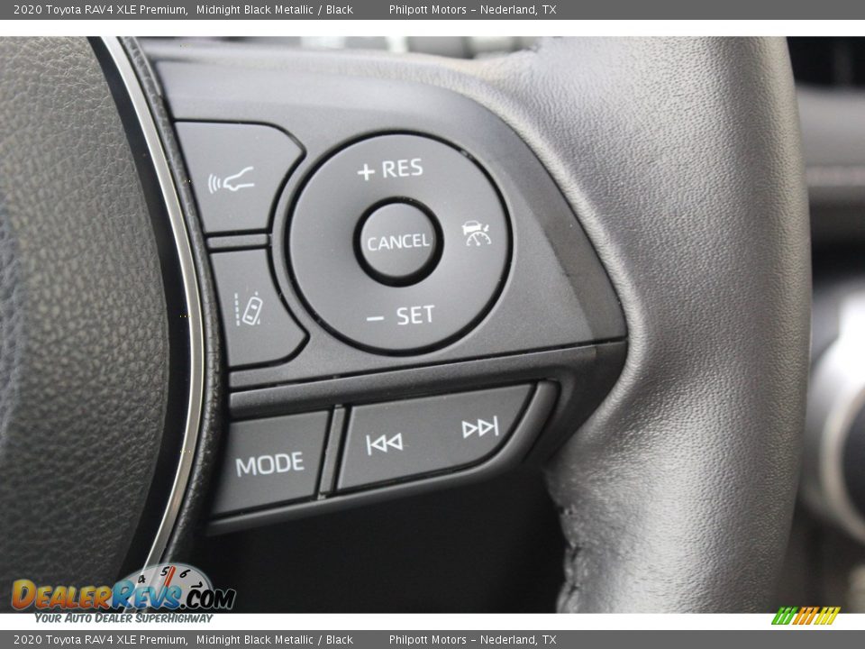 2020 Toyota RAV4 XLE Premium Midnight Black Metallic / Black Photo #13