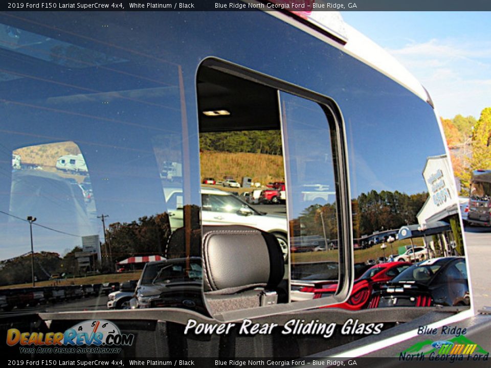 2019 Ford F150 Lariat SuperCrew 4x4 White Platinum / Black Photo #26