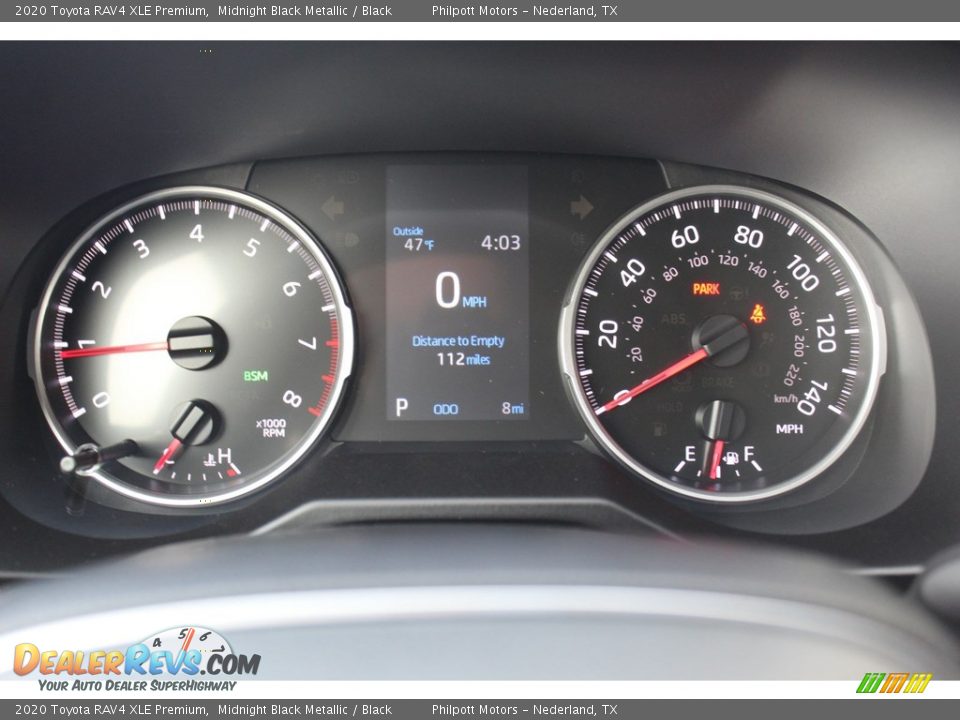 2020 Toyota RAV4 XLE Premium Midnight Black Metallic / Black Photo #14
