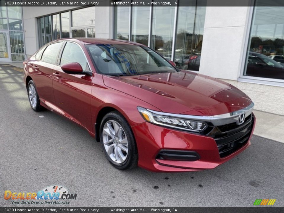 Front 3/4 View of 2020 Honda Accord LX Sedan Photo #2