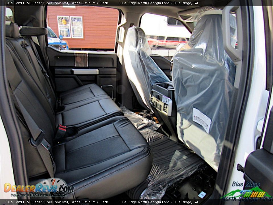 2019 Ford F150 Lariat SuperCrew 4x4 White Platinum / Black Photo #31