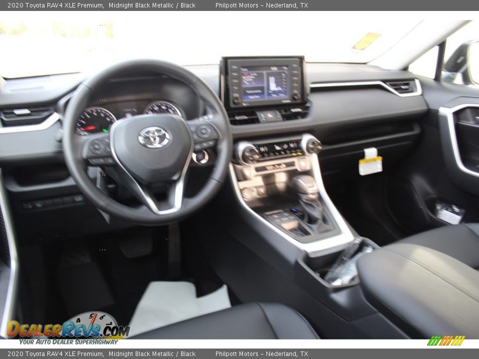 2020 Toyota RAV4 XLE Premium Midnight Black Metallic / Black Photo #21