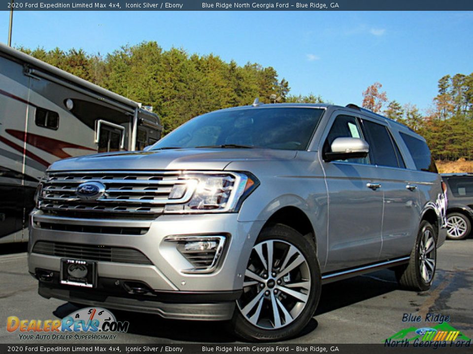 2020 Ford Expedition Limited Max 4x4 Iconic Silver / Ebony Photo #1