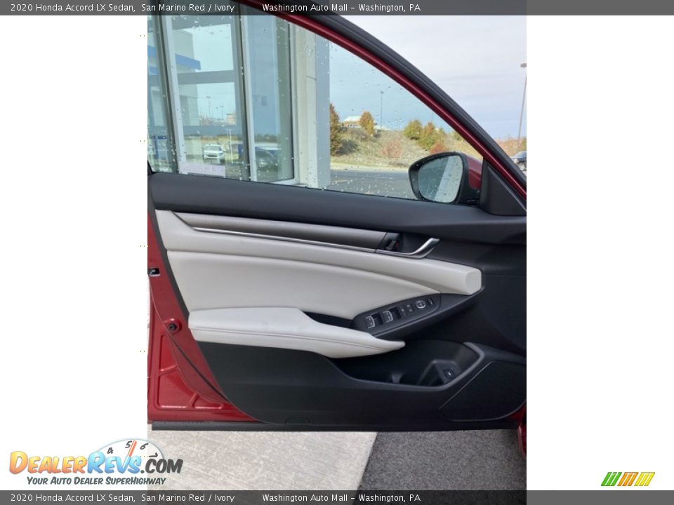 2020 Honda Accord LX Sedan San Marino Red / Ivory Photo #10