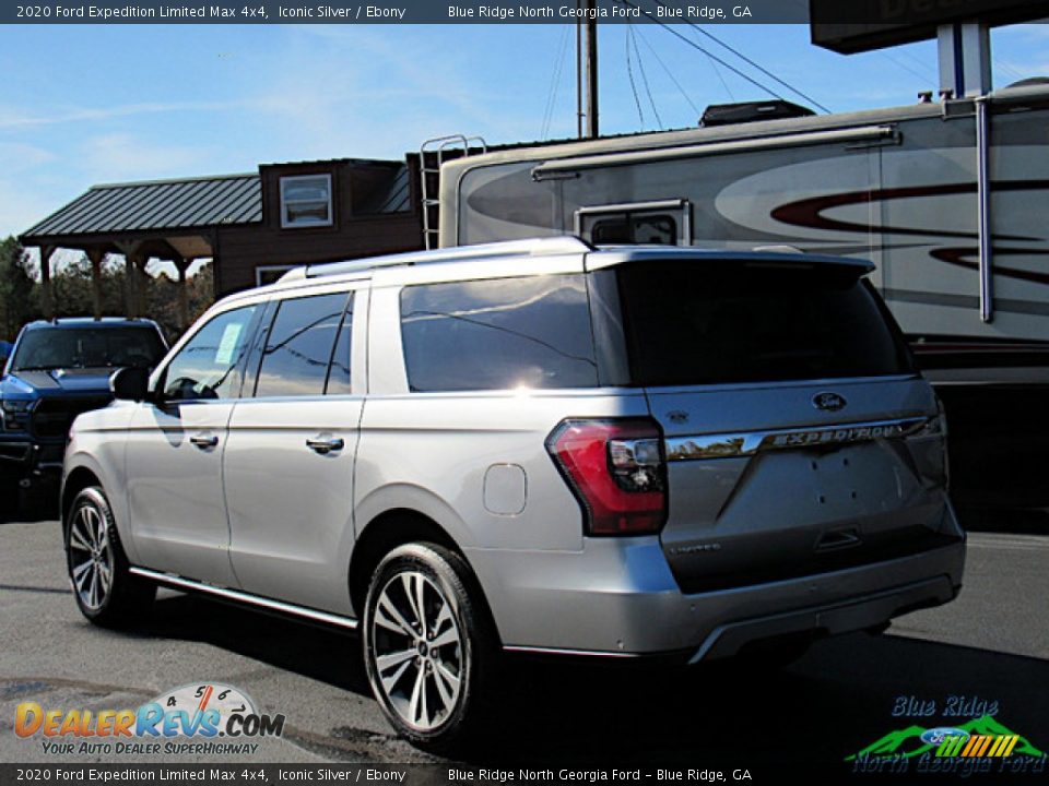 2020 Ford Expedition Limited Max 4x4 Iconic Silver / Ebony Photo #3