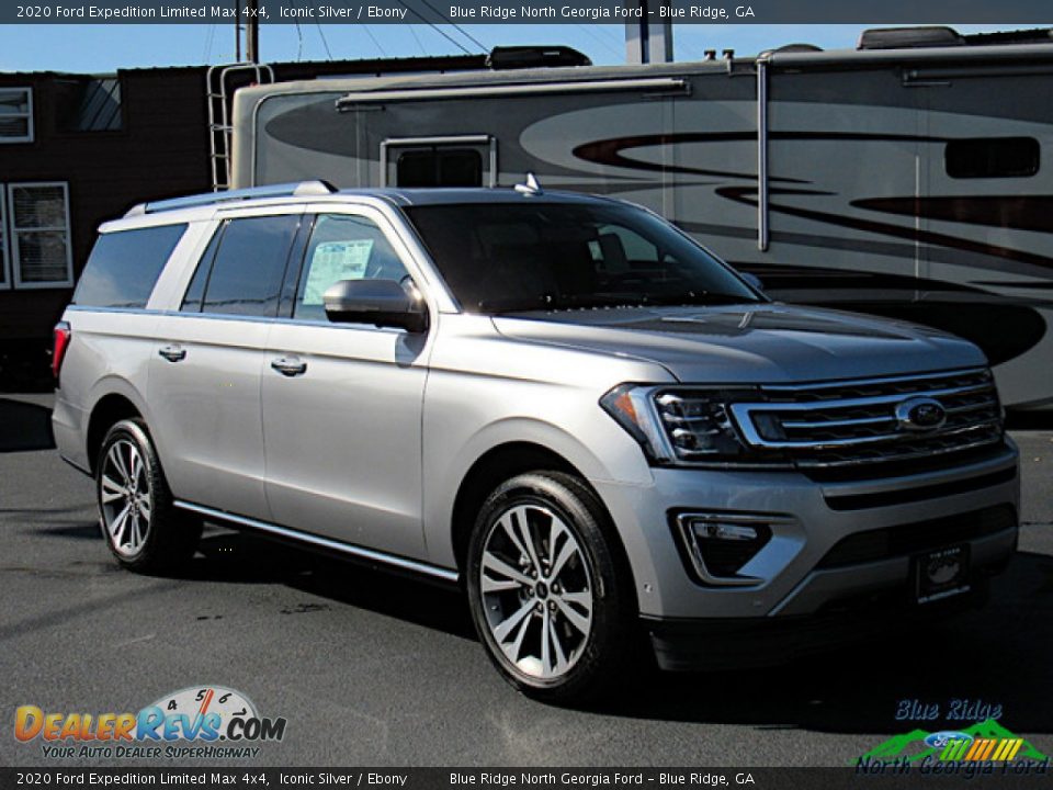 2020 Ford Expedition Limited Max 4x4 Iconic Silver / Ebony Photo #7