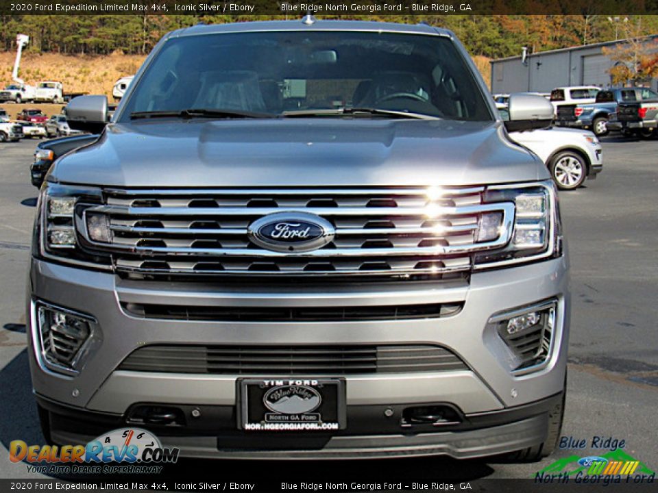 2020 Ford Expedition Limited Max 4x4 Iconic Silver / Ebony Photo #8