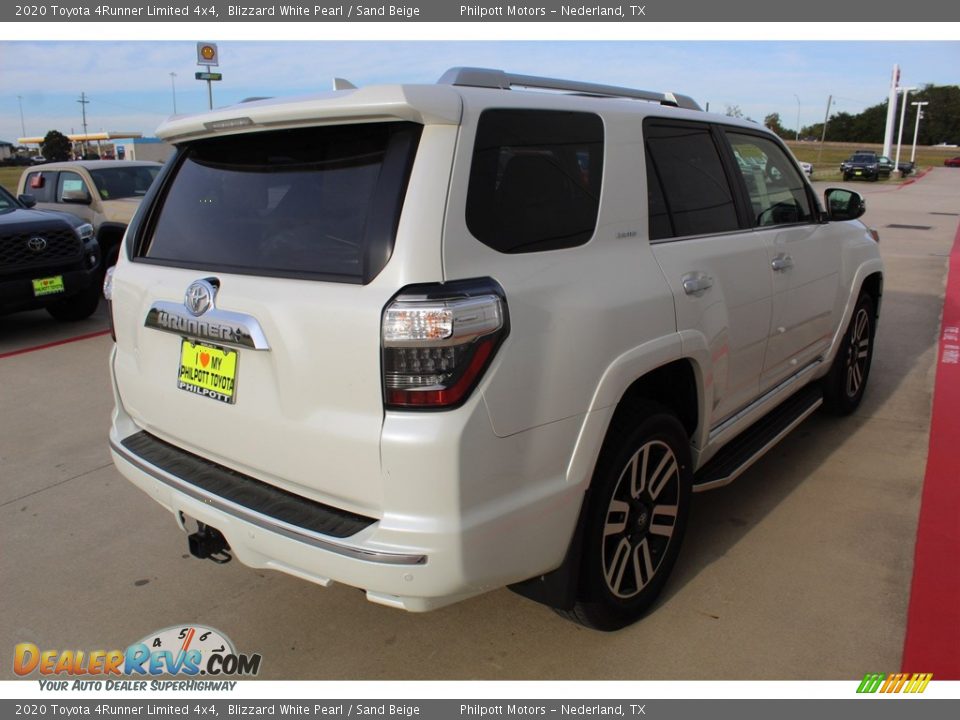 2020 Toyota 4Runner Limited 4x4 Blizzard White Pearl / Sand Beige Photo #7