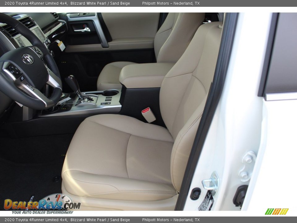 2020 Toyota 4Runner Limited 4x4 Blizzard White Pearl / Sand Beige Photo #9