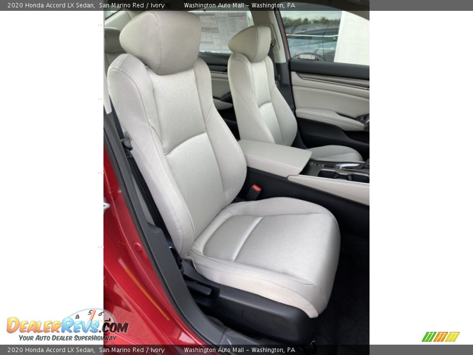 2020 Honda Accord LX Sedan San Marino Red / Ivory Photo #26
