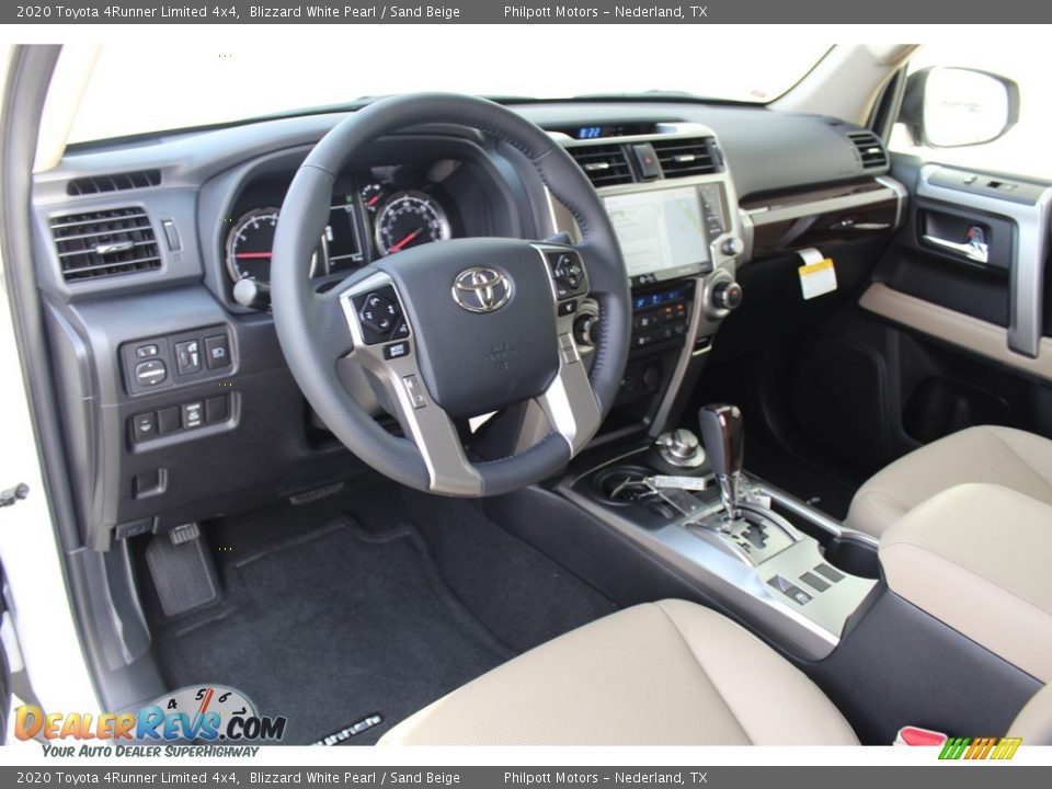 2020 Toyota 4Runner Limited 4x4 Blizzard White Pearl / Sand Beige Photo #11