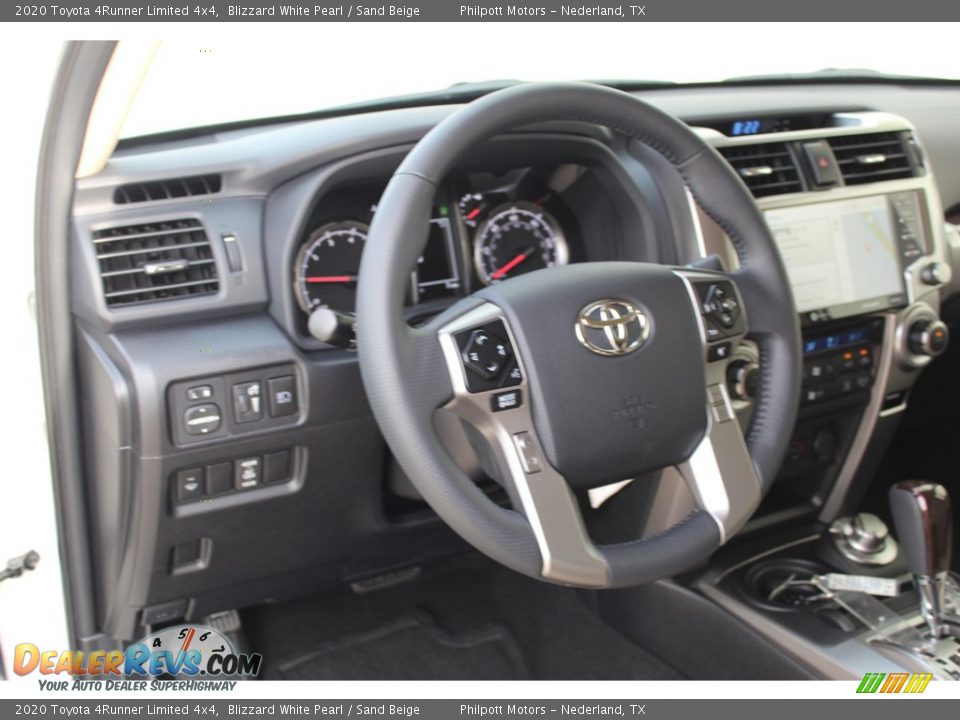 2020 Toyota 4Runner Limited 4x4 Blizzard White Pearl / Sand Beige Photo #12