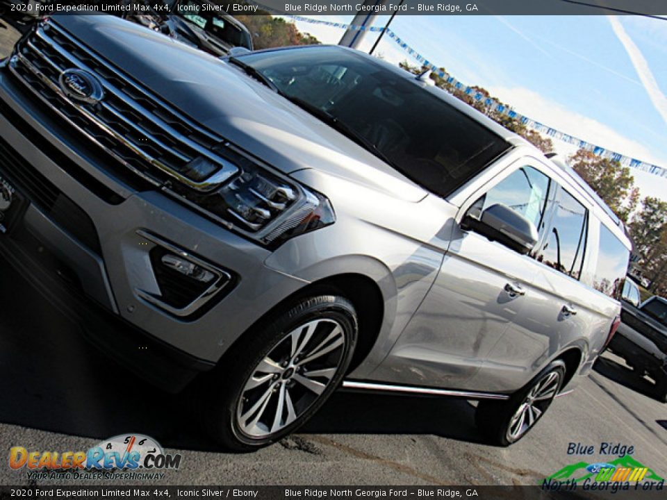 2020 Ford Expedition Limited Max 4x4 Iconic Silver / Ebony Photo #35