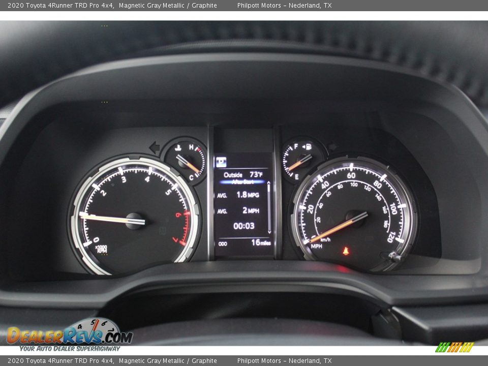 2020 Toyota 4Runner TRD Pro 4x4 Gauges Photo #14