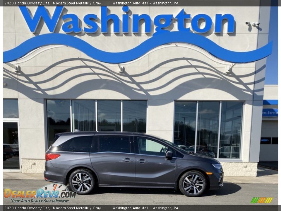 2020 Honda Odyssey Elite Modern Steel Metallic / Gray Photo #1