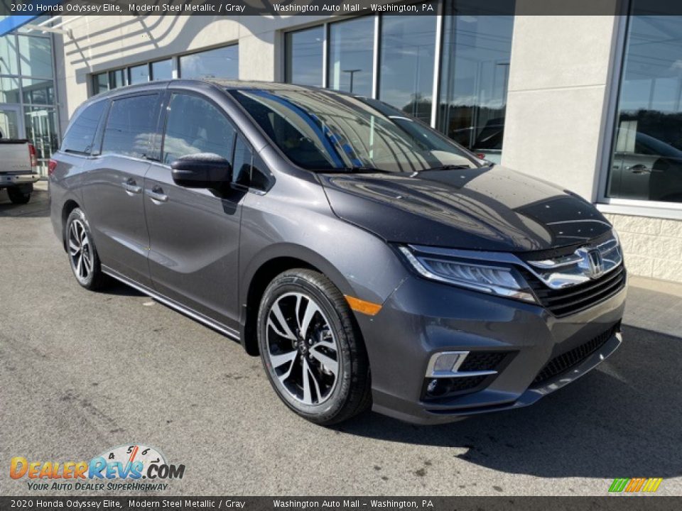 Front 3/4 View of 2020 Honda Odyssey Elite Photo #2