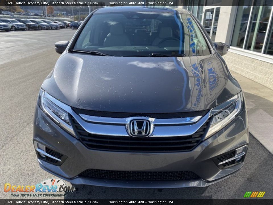 2020 Honda Odyssey Elite Modern Steel Metallic / Gray Photo #3