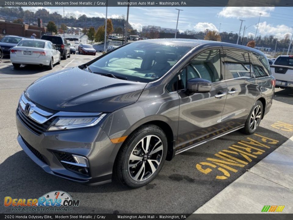 Modern Steel Metallic 2020 Honda Odyssey Elite Photo #4