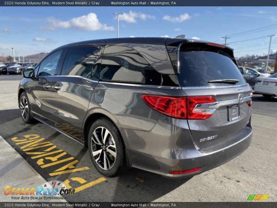 2020 Honda Odyssey Elite Modern Steel Metallic / Gray Photo #5