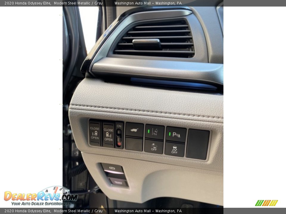 2020 Honda Odyssey Elite Modern Steel Metallic / Gray Photo #12