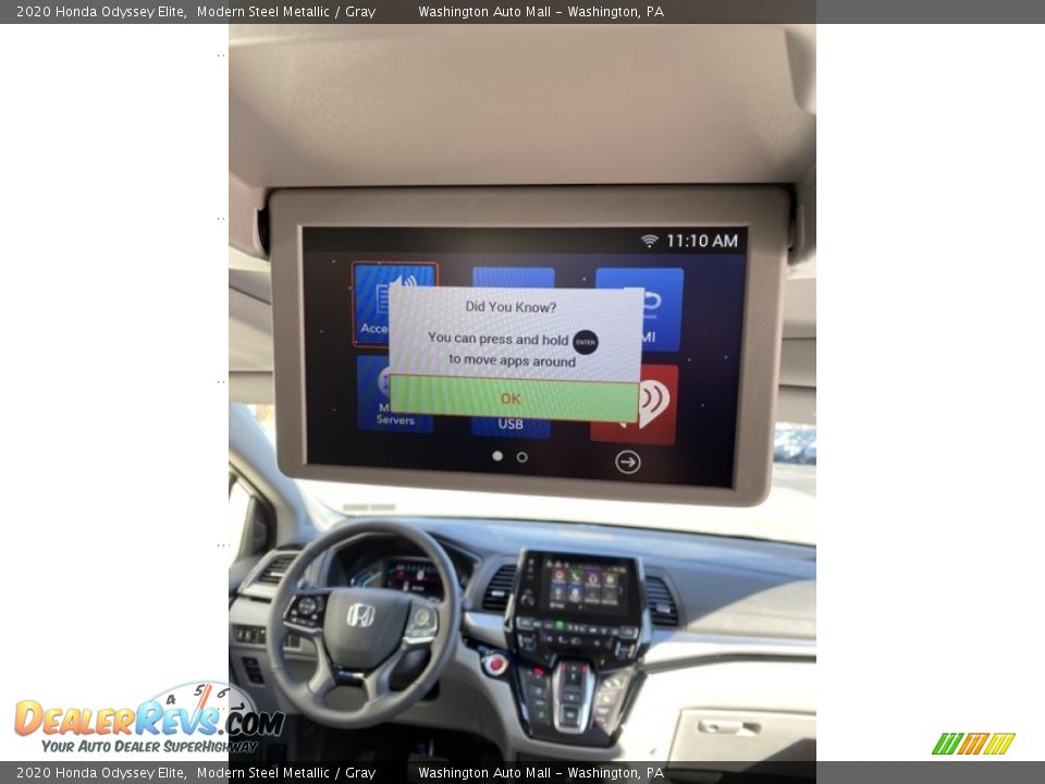 Entertainment System of 2020 Honda Odyssey Elite Photo #31