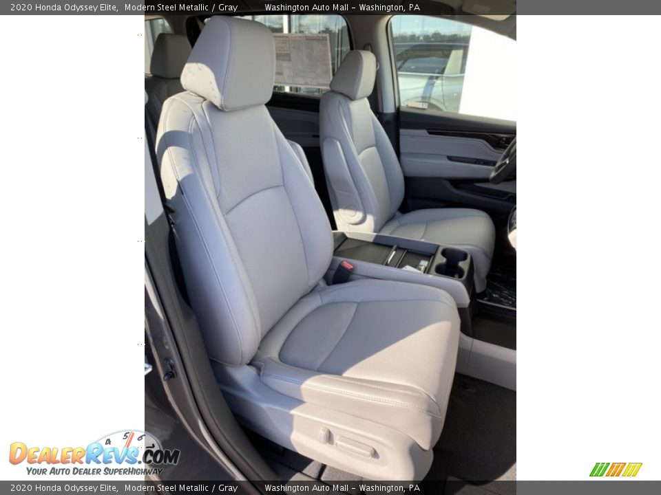 2020 Honda Odyssey Elite Modern Steel Metallic / Gray Photo #35