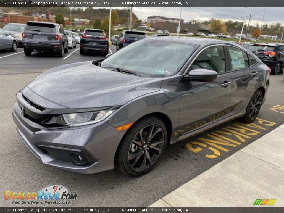 Modern Steel Metallic 2020 Honda Civic Sport Sedan Photo #4