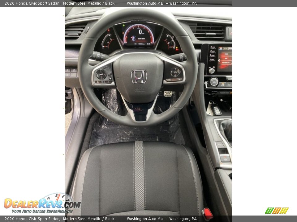 2020 Honda Civic Sport Sedan Steering Wheel Photo #13