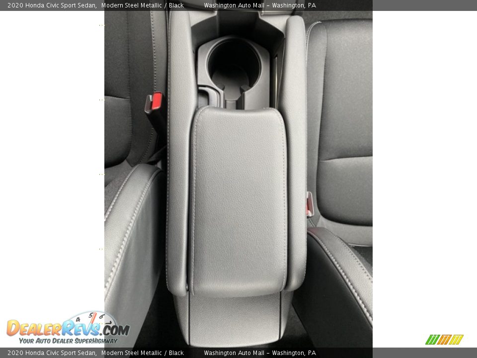 2020 Honda Civic Sport Sedan Modern Steel Metallic / Black Photo #34