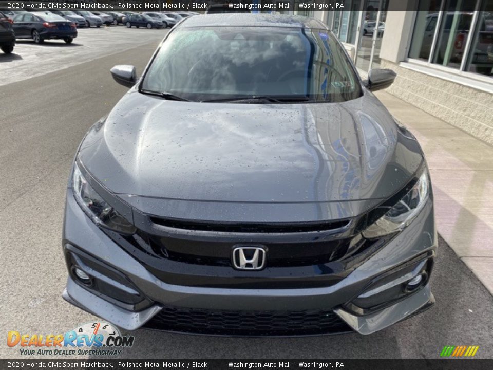 2020 Honda Civic Sport Hatchback Polished Metal Metallic / Black Photo #3