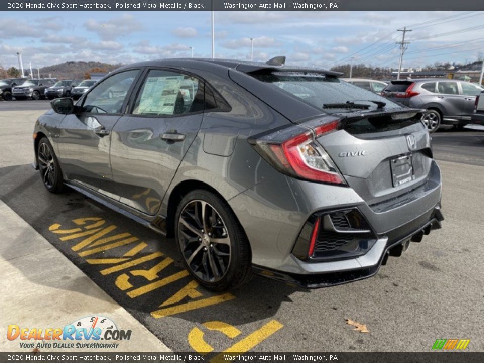 2020 Honda Civic Sport Hatchback Polished Metal Metallic / Black Photo #5