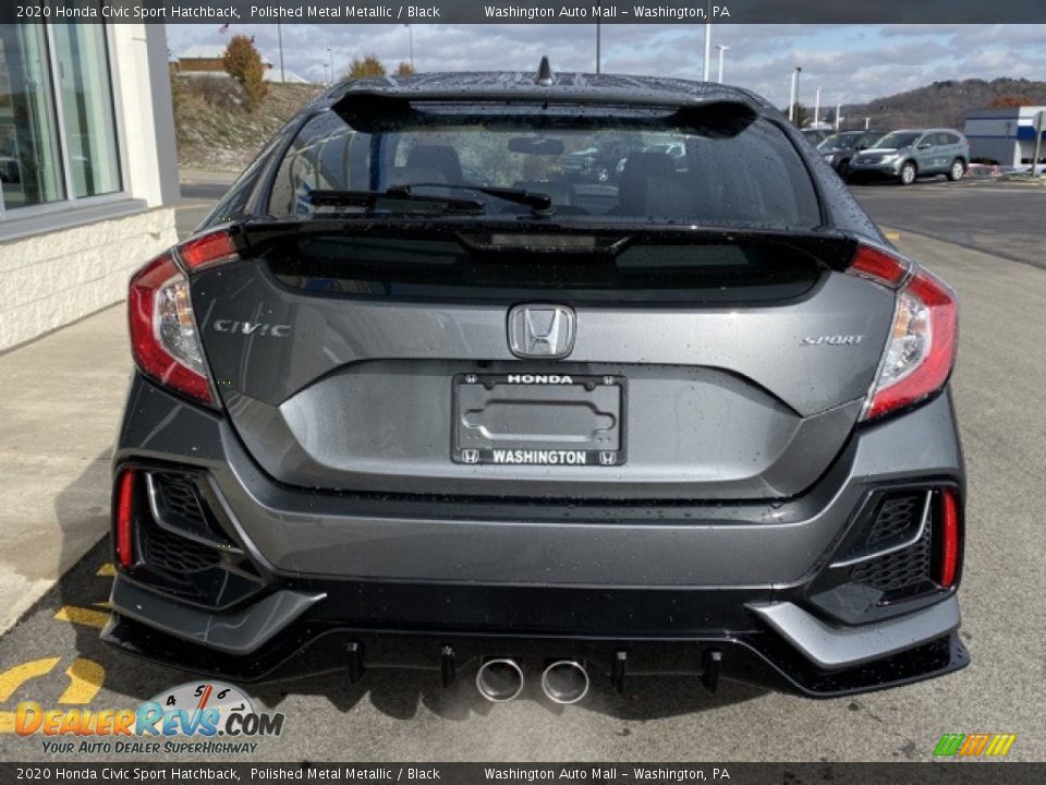 2020 Honda Civic Sport Hatchback Polished Metal Metallic / Black Photo #6