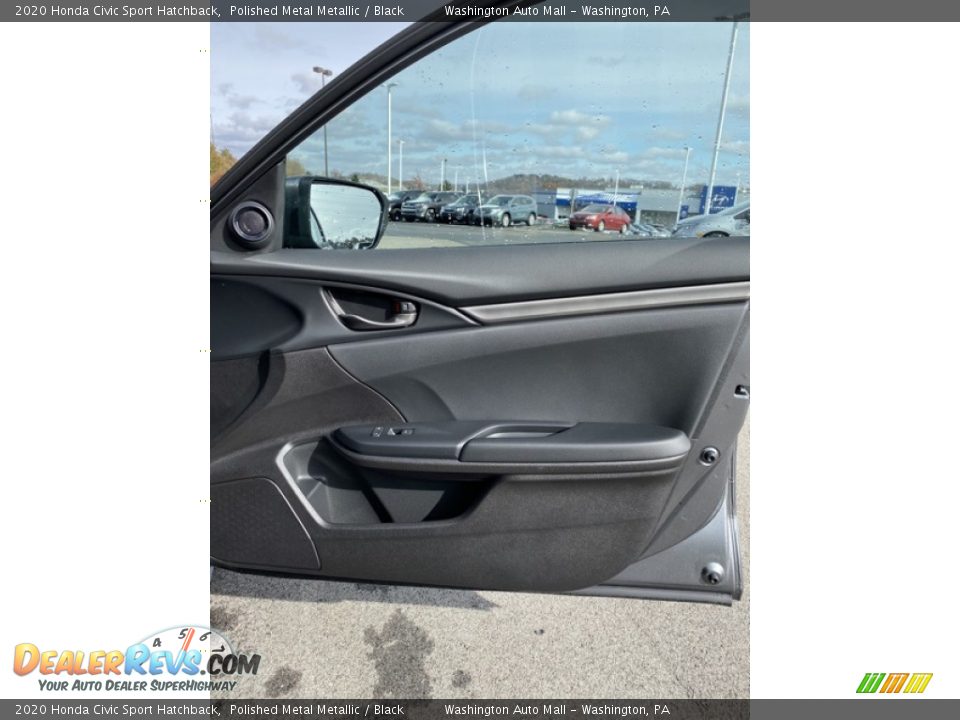 2020 Honda Civic Sport Hatchback Polished Metal Metallic / Black Photo #26