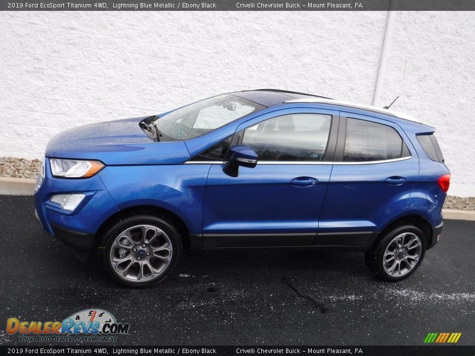 Lightning Blue Metallic 2019 Ford EcoSport Titanium 4WD Photo #2