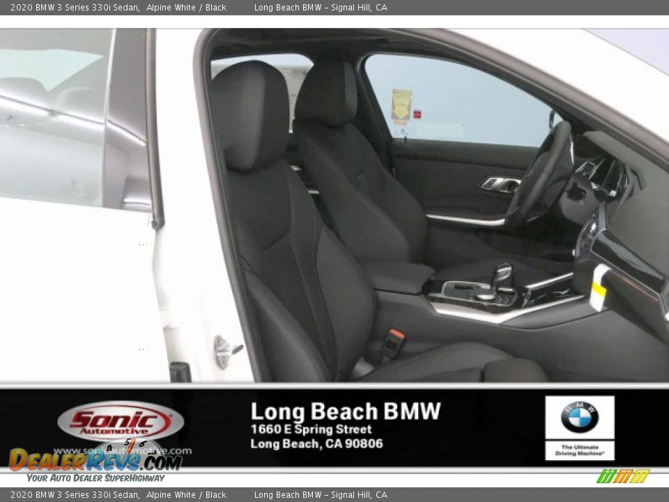 2020 BMW 3 Series 330i Sedan Alpine White / Black Photo #7