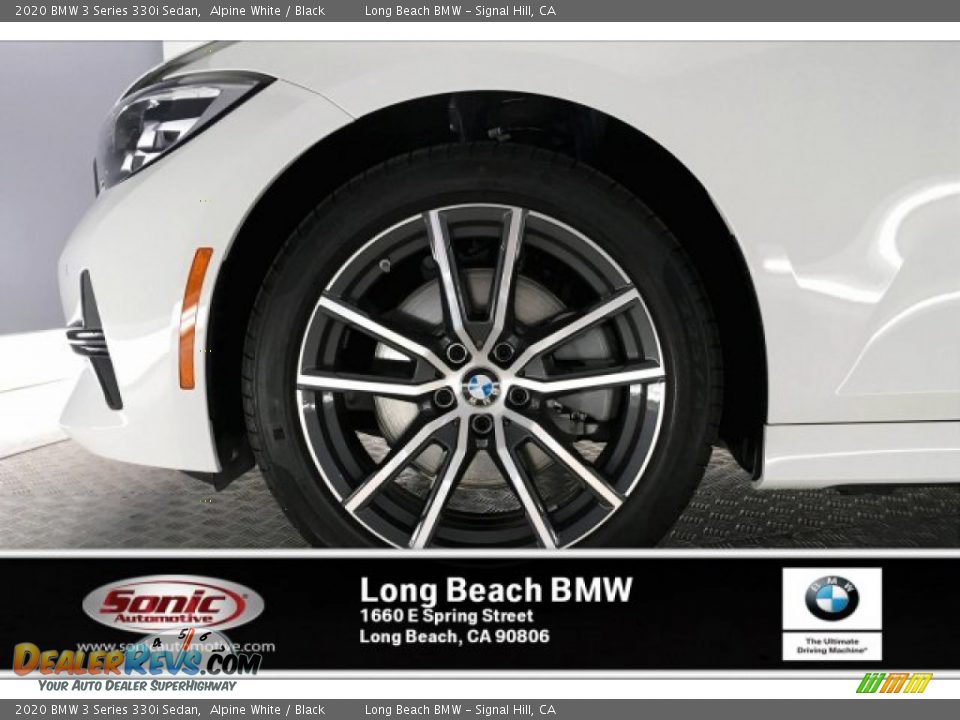 2020 BMW 3 Series 330i Sedan Alpine White / Black Photo #9