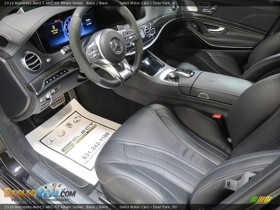 Front Seat of 2019 Mercedes-Benz S AMG 63 4Matic Sedan Photo #19