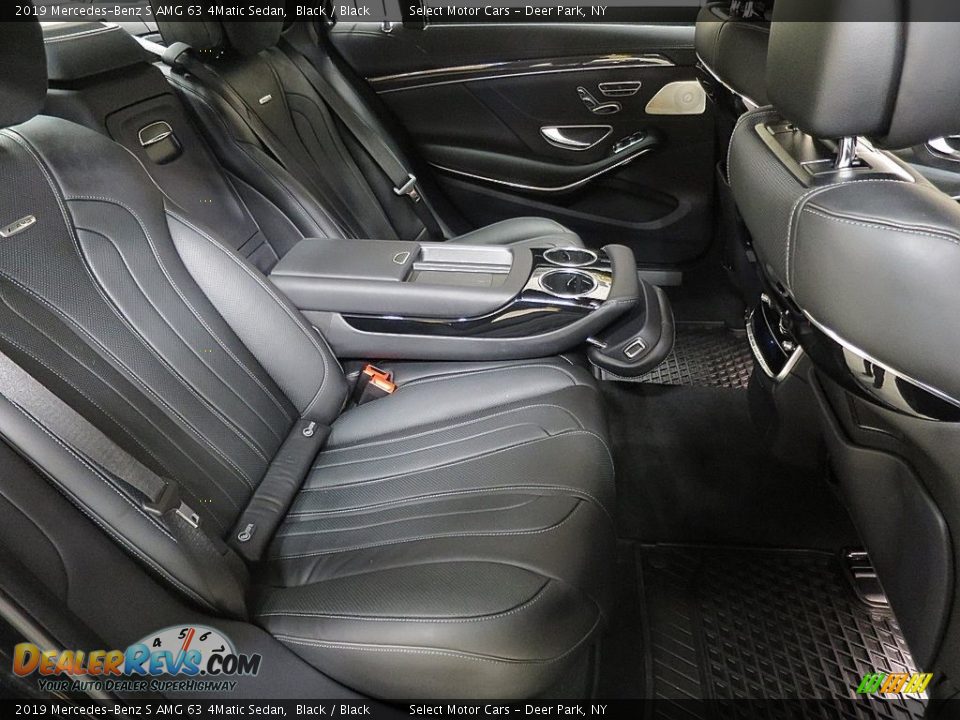 Rear Seat of 2019 Mercedes-Benz S AMG 63 4Matic Sedan Photo #22